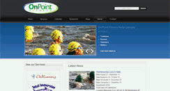 Desktop Screenshot of onpointfitness.com